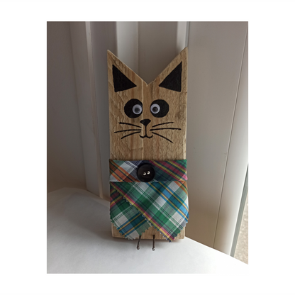 Chat en bois