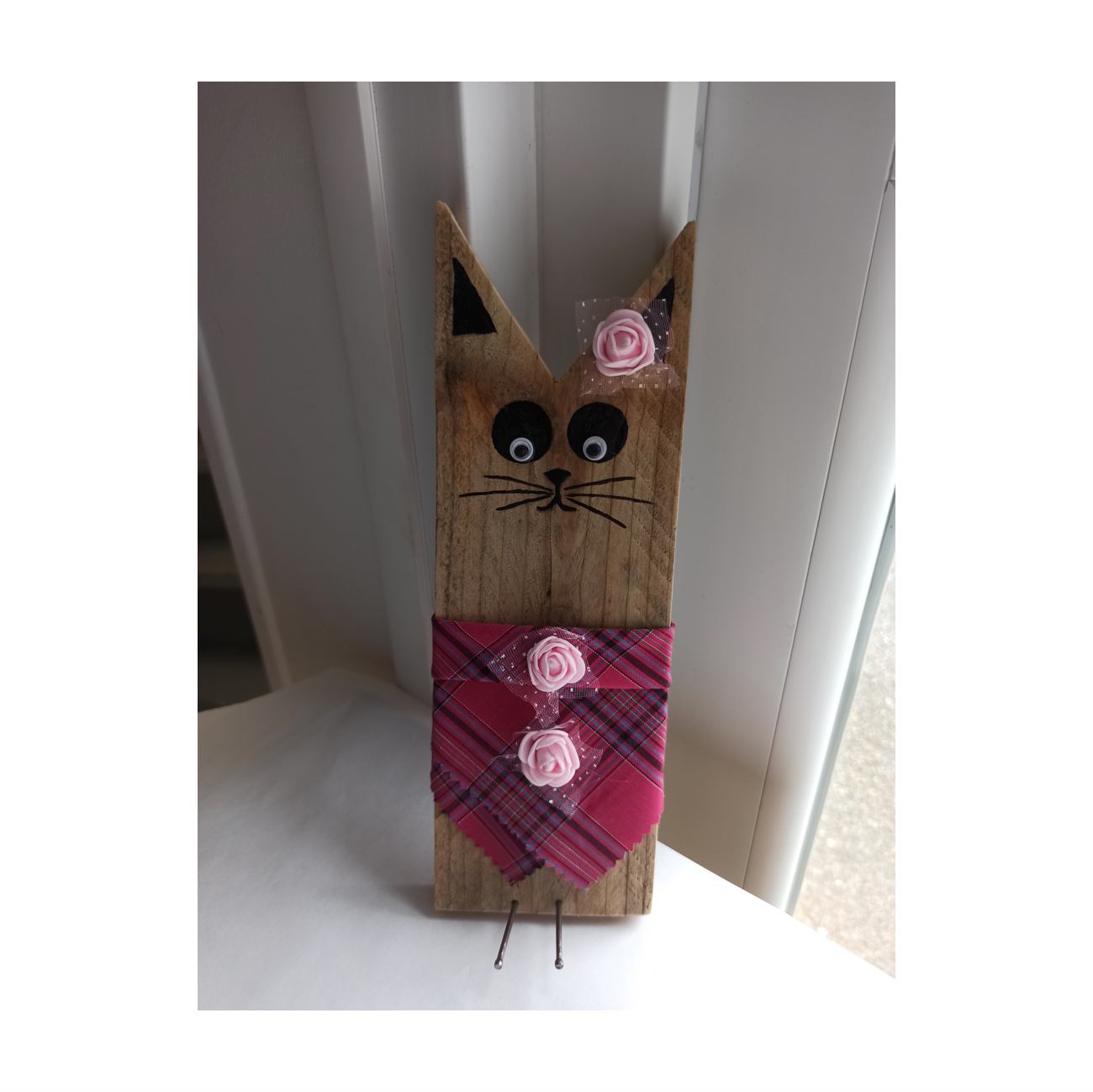 Chat en bois