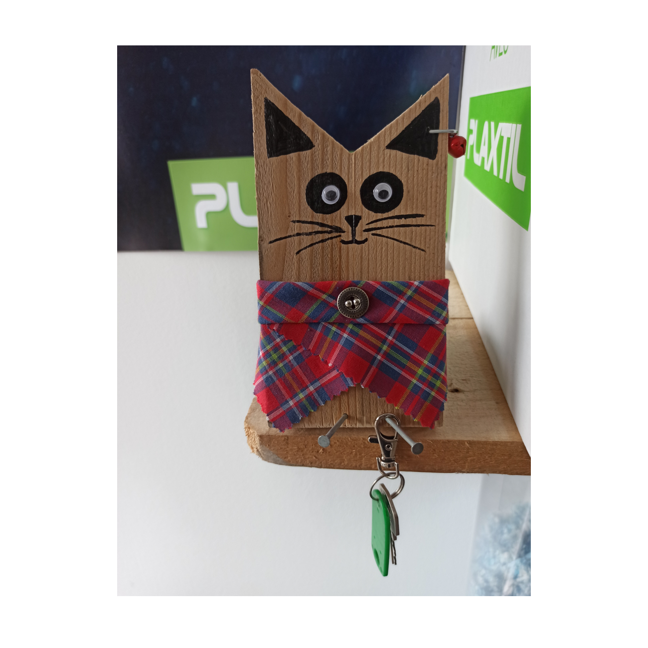 Chat en bois