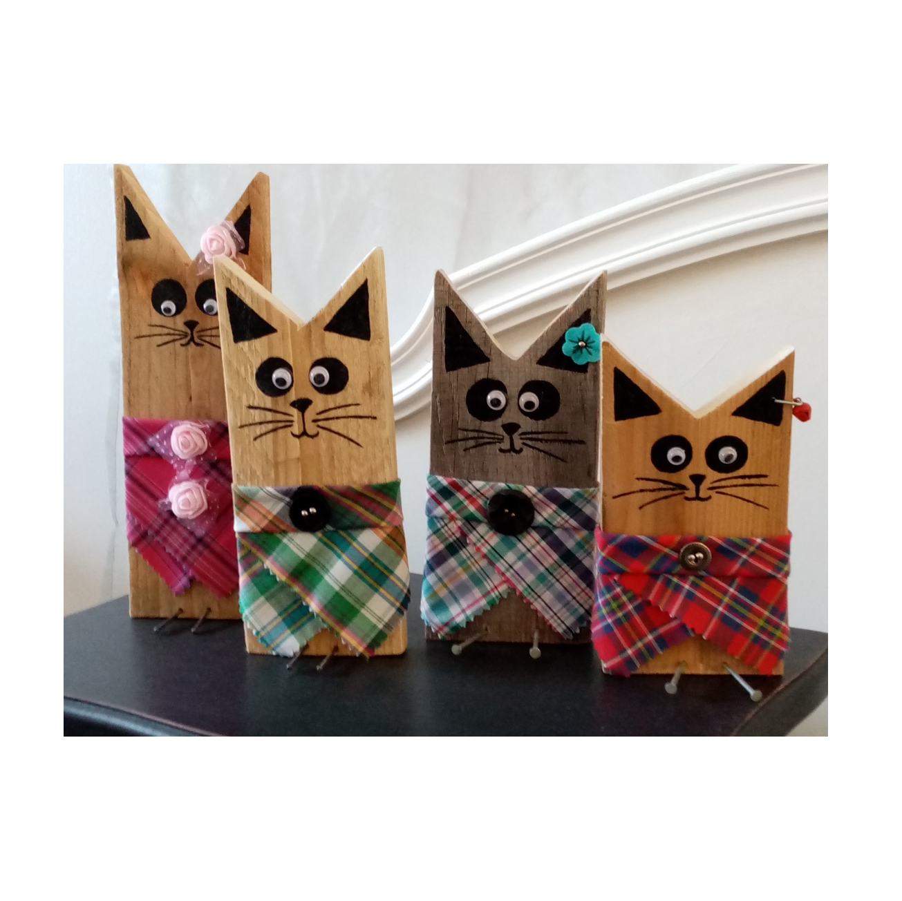 Chat en bois